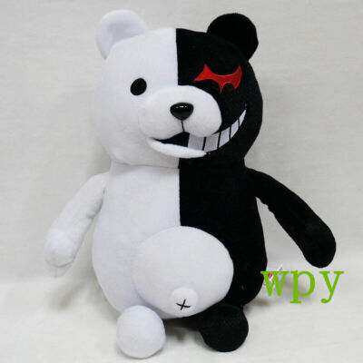 1pc Dangan Ronpa Mono Kuma Monokuma Bear Soft Plush Stuffed Toys Child Gift US