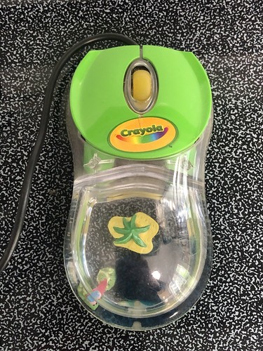 Crayola Optical Water Mouse EZ Click Water Effect Globe Very Rare HTF - Afbeelding 2 van 11