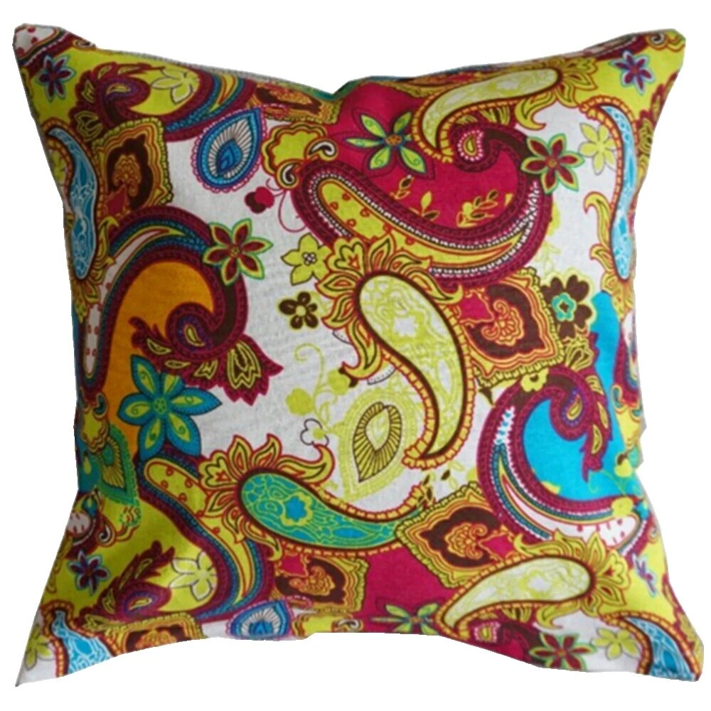 Mezcla de algodón cachemira multicolor Almohadas de Decoración para el Hogar