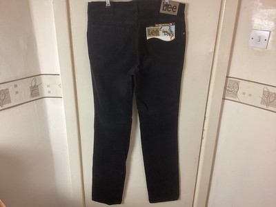 Lee Mens Jeans Brooklyn Corduroy 38x36 New With Tags New Old Stock