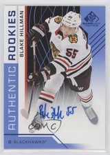 2018 Upper Deck SP Game Used Authentic Rookies Blue Blake Hillman #146 Auto 2d8
