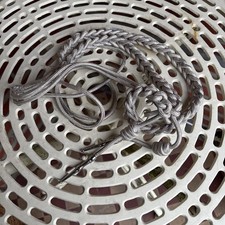 Aiguillette Silver Mylar Army Air Force Navy . Excellent Condition.