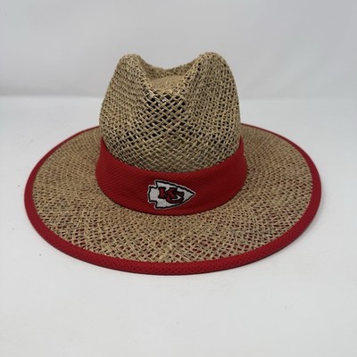 New Era NFL Kansas City Chiefs Safari Training Straw Hat Cap Red
