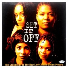 Jada Pinkett Signed Promo Set It Off Album Flat ACOA
