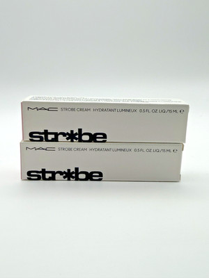 MAC Mini Strobe Cream Hydratant Luminuex- Pinklite- 2-Pack- 0.5fl. oz./15mL Each