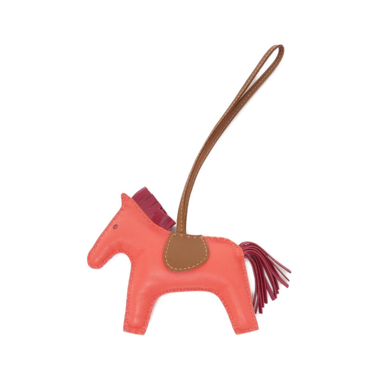 Authentic HERMES Rodeo Bag Charm MM in Premium Leather 064930CA