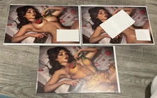 Totally Rad Comic TRC Halloween Story # 2 Alice Rauch Belle Cosplay Set 3 Covers