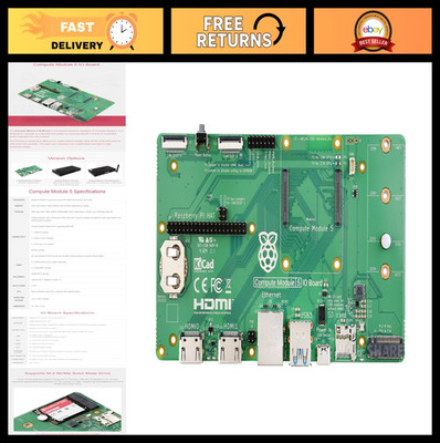 Raspberry Pi CM5 Compute Module 5 IO Board Development Platform & Reference Base