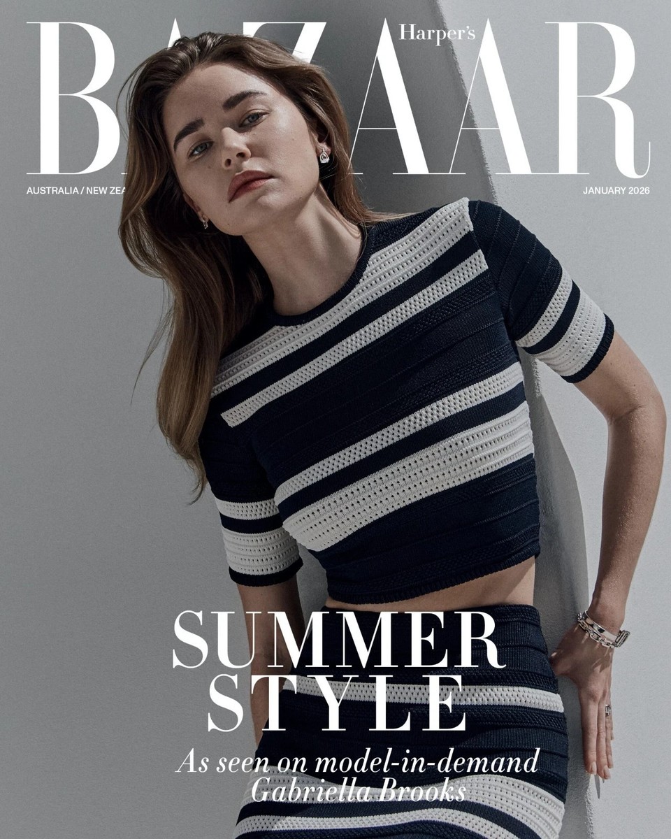 Harper's Bazaar Australia Magazine January 2026 - Gabriella Brooks