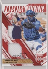 2019 Elite Extra Edition Dual Prospect Materials Red 28/49 Keibert Ruiz uk2