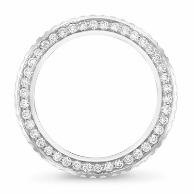 2CT ROUND BEAD SET RIDGE NATURAL DIAMOND BEZEL FOR LADIES 29MM YACHTMASTER