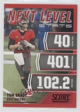2021 Score Next Level Stats Red Tom Brady #NL1 rg5