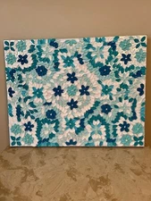 New Original Acrylic 3D Painting On Canvas Board 22”x28” Signed