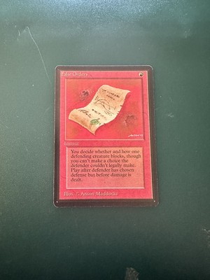 MtG False Orders: Beta NM ACTUAL PHOTOS!