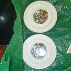 The Cronin China Co. Minerva Ohio White Plates (2) Courting Couple Scene — photo 6
