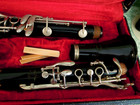 Bb-8 Bundy Selmer Resonite Black Woodwind Instrument Portable Alto Clarinet — photo 3