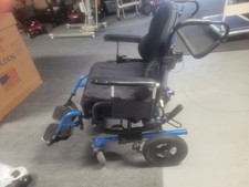 Quickie Iris Tilt-In-Space Manual Wheelchair Blue As Pictured
