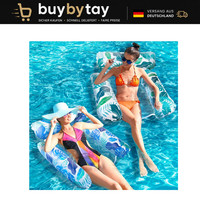 Luftmatratze Pool 4In1 WasserhäNgematte Aufblasbar 2 StüCk FüR Erwachsene