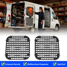 Van Window Security Guards Fit for RAM ProMaster High Roof, Steel Anti-Theft