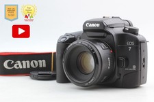  MINT /strap Canon EOS 7 ELAN 7E Film Camera  EF 50mm F/1.8 II Lens From JAPAN