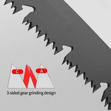 Outdoor Bügelsäge Gartensäge Faltbar Metall Superlang Multifunktional