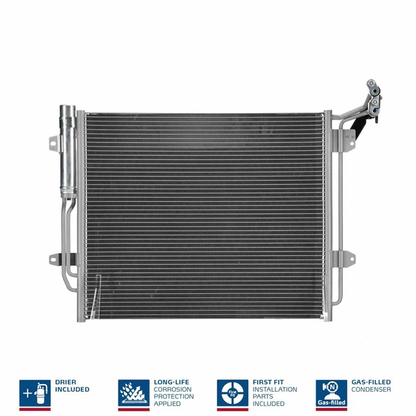 Kondensator Klimaanlage ** First FIT ** Nissens 940256 FüR 7N1 Sharan 7N2 VW 710-image