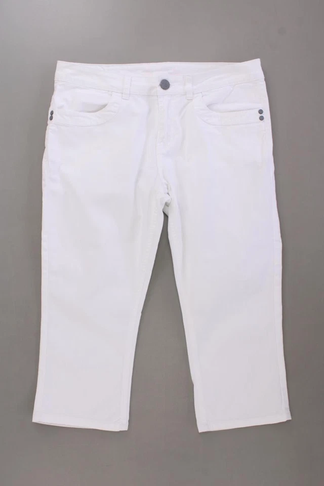 ⭐ Short short s.Oliver pour femme taille 38, M blanc en coton ⭐ - Photo 1/4