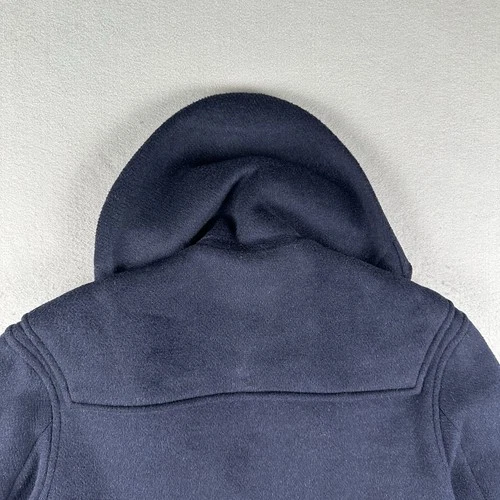 Gloverall Duffle Coat Men’s Small Navy Blue Wool Toggle Hooded Tartan England image 21