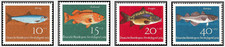 Timbres Poissons Allemagne 284/287 ** - 84539FU