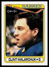 1990-91 O-Pee-Chee Clint Malarchuk #371 Buffalo Sabres