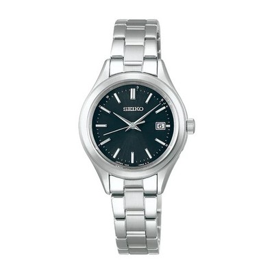 Seiko HFE003J Damen Seiko Selection Silber Schwarz Japan Neu