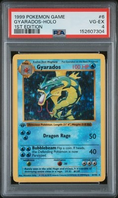 Gyarados 6/102 Base Set (Shadowless) Holo for sale online | eBay