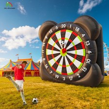 10ft Giant Inflatable Dart Board Soccer Built-in Blower for Kids Adults Outdoor