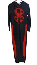 Marvel Adult SpiderMan One Piece Hooded Costume Pajamas Men’s Size  XL Unisex
