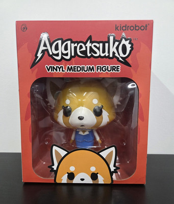 Kidrobot Aggretsuko Vinyl Medium Figure w/ Box, Original Unopened Packaging