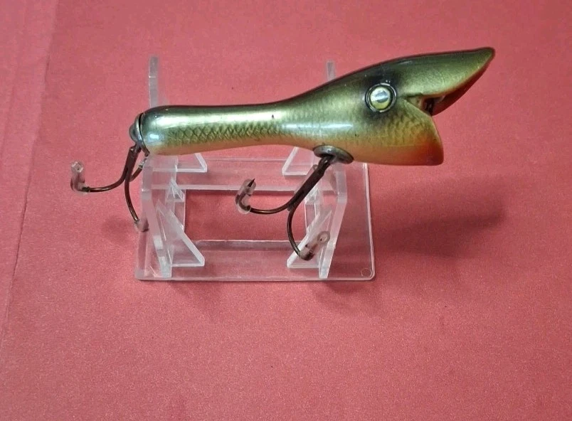 Panneau Métallique Publicitaire Vintage Wood's Lures - Décoration Atelier 9x12 Pouces