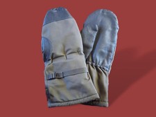 GERMAN MILITARY LINED MITTENS ARMY COLD WEATHER LEATHER PALMS SURPLUS