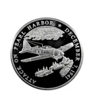 Attack On Pearl Harbor Dec 7, 1941 World War II 999 Silver Proof Art Coin/Medal