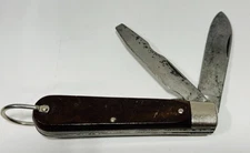 Vintage Colonial USA 2-Blade Electricians lineman's pocket Knife USA