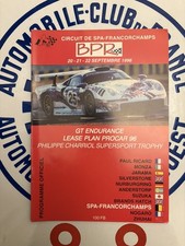 BPR GT programme 1996  - Spa -McLaren F1 GTR, Ferrari F40, Venturi, Lister