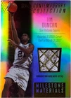 Tim Duncan 2003 Topps Contemporary Coll Milestone Materials Card #MIMTD  /250