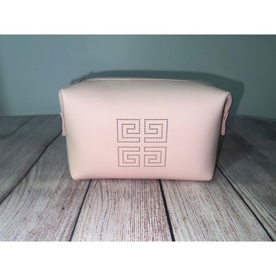 NEW GIVENCHY LOGO PARFUMS LUXURY Pink TRAVEL POUCH COSMETIC BAG FOR Women