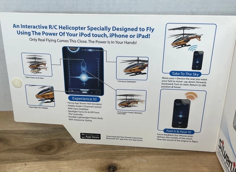 Silverlit Interactive Bluetooth R/C Blu-Tech Heli BSH-A B4620 New - Image 4 of 4
