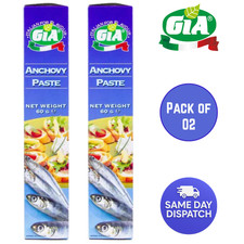 GIA Anchovy Paste Traditional Italian Seafood Paste 60g - 2 Packs