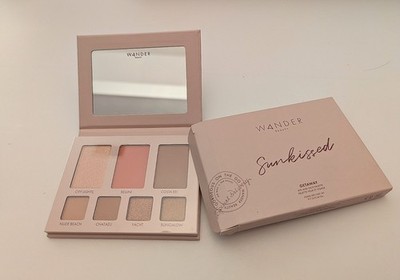 Wander Beauty SUNKISSED Getaway Eye & Face Palette .34oz FULL SZ NIB