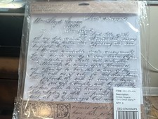 Iron Orchid Designs IOD - Kindest Regards Decor Stamp - THREE 12 X 12 sheets