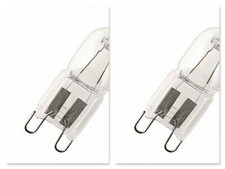 2X WESTINGHOUSE 946 STOVE OVEN HALOGEN LAMP LIGHT BULB GLOBE WFE946SB 940001854