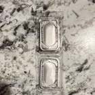 2 oz .999 Fine Silver Bars American Flag Design 2 x 1 oz Silver Bar Shape