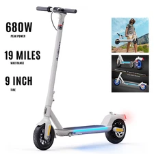 Electric Scooter Adult E-Scooter 680W Long Range 19Miles W/APP Cruise Control