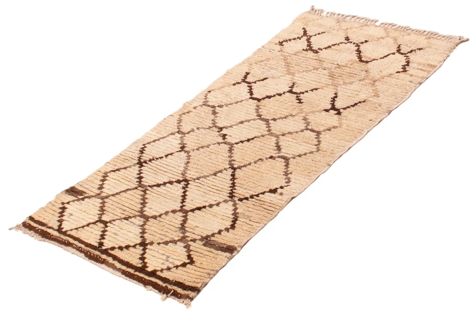 Traditional Cream 2'6" x 5'1" Hand-knotted Oriental Carpet Wool Area Rug - Image 3 of 4